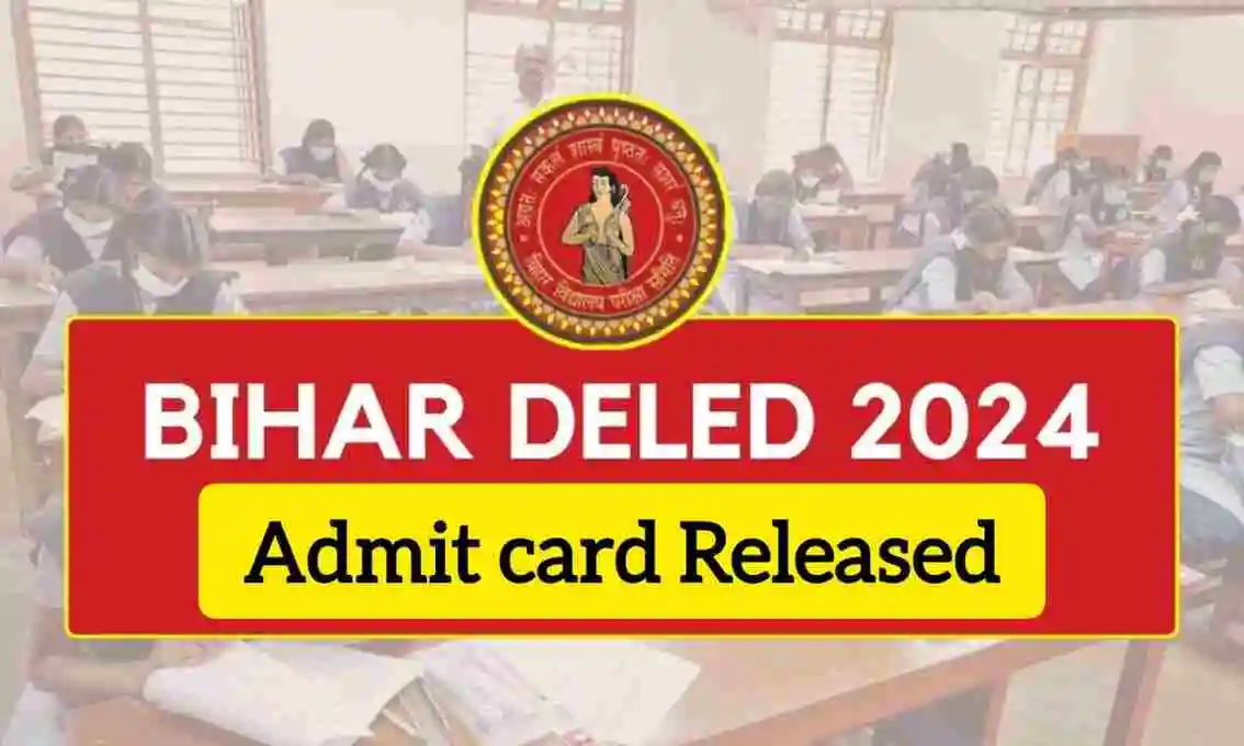 Bihar deled admit card 2024 download